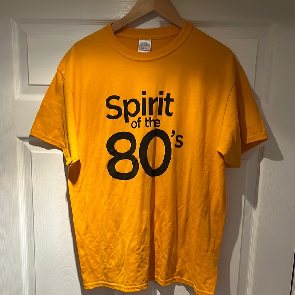 Yellow 'Spirit of the 80's' T-Shirt
